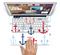 The Various Anchor Colored Icons Skin Set for the Apple MacBook Air 13"