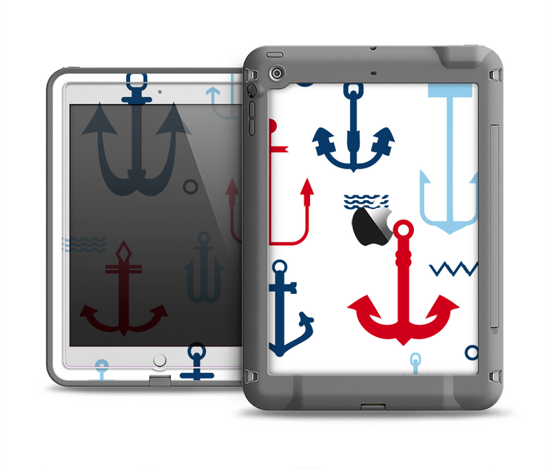 The Various Anchor Colored Icons Apple iPad Air LifeProof Fre Case Skin Set