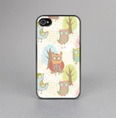 The Various Cartoon Owls Pattern Skin-Sert for the Apple iPhone 4-4s Skin-Sert Case