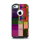 The Various Colorful Intersecting Shapes Apple iPhone 5c Otterbox Commuter Case Skin Set