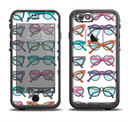 The Various Colorful Vector Glasses Apple iPhone 6/6s LifeProof Fre Case Skin Set