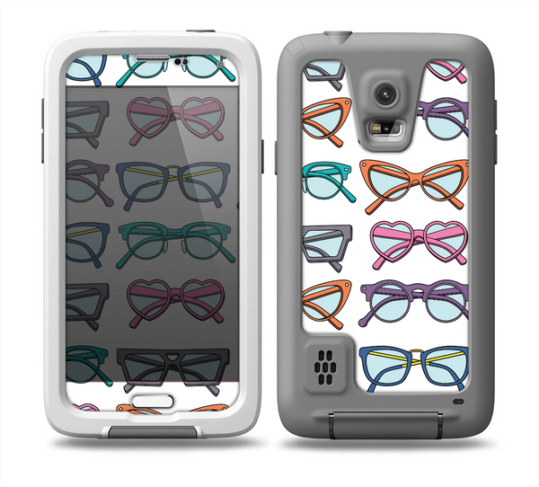 The Various Colorful Vector Glasses Skin Samsung Galaxy S5 frē LifeProof Case