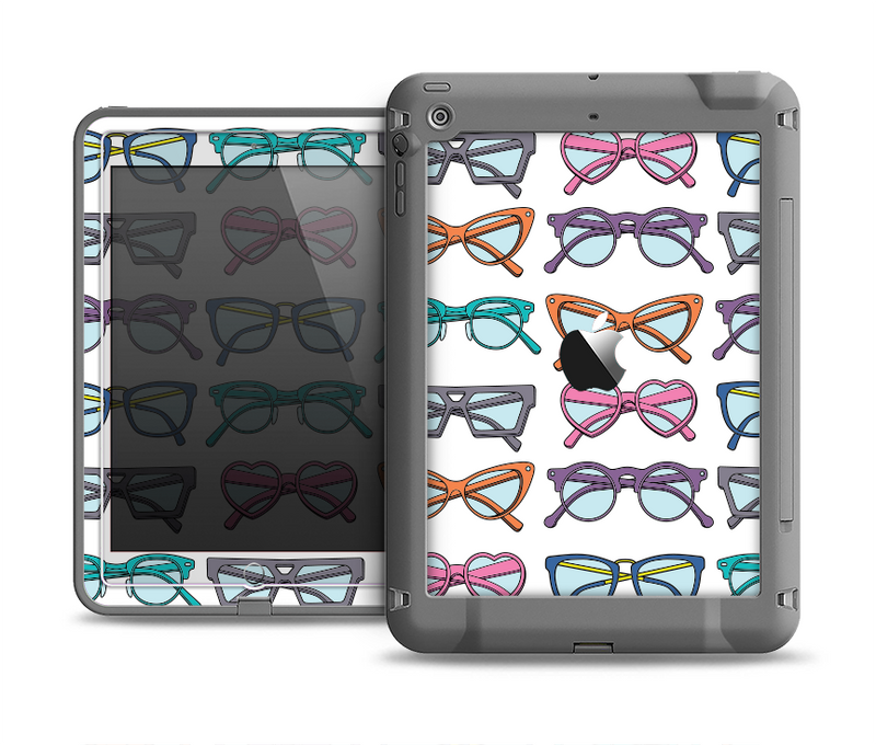 The Various Colorful Vector Glasses Apple iPad Mini LifeProof Fre Case Skin Set