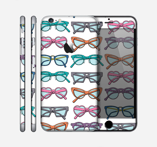 The Various Colorful Vector Glasses Skin for the Apple iPhone 6 Plus