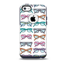The Various Colorful Vector Glasses Skin for the iPhone 5c OtterBox Commuter Case