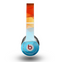The Vector Abstract Shaped Blue-Orange Overlay Skin for the Beats by Dre Original Solo-Solo HD Headphones