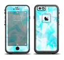 The Vector Abstract Shaped Blue Overlay Apple iPhone 6/6s Plus LifeProof Fre Case Skin Set