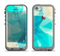 The Vector Abstract Shaped Blue Overlay V2 Apple iPhone 5c LifeProof Fre Case Skin Set