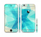 The Vector Abstract Shaped Blue Overlay V2 Sectioned Skin Series for the Apple iPhone 6 Plus