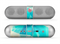 The Vector Abstract Shaped Blue Overlay V2 Skin for the Beats by Dre Pill Bluetooth Speaker