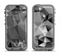 The Vector Black & White Abstract Connect Pattern Apple iPhone 5c LifeProof Fre Case Skin Set