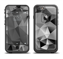 The Vector Black & White Abstract Connect Pattern Apple iPhone 6/6s LifeProof Fre Case Skin Set