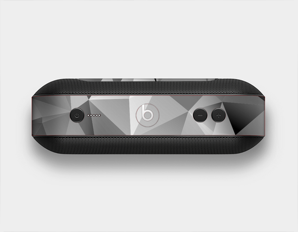 The Vector Black & White Abstract Connect Pattern Skin Set for the Beats Pill Plus