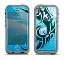 The Vector Blue Abstract Fish Apple iPhone 5c LifeProof Fre Case Skin Set