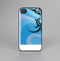 The Vector Blue Abstract Fish Skin-Sert for the Apple iPhone 4-4s Skin-Sert Case