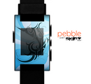 The Vector Blue Abstract Fish Skin for the Pebble SmartWatch es