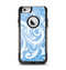 The Vector Blue Abstract Swirly Design Apple iPhone 6 Otterbox Commuter Case Skin Set