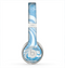The Vector Blue Abstract Swirly Design Skin for the Beats by Dre Solo 2 Headphones