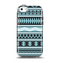 The Vector Blue & Black Aztec Pattern V2 Apple iPhone 5c Otterbox Symmetry Case Skin Set