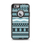 The Vector Blue & Black Aztec Pattern V2 Apple iPhone 6 Otterbox Defender Case Skin Set