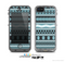 The Vector Blue & Black Aztec Pattern V2 Skin for the Apple iPhone 5c LifeProof Case