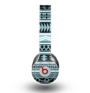 The Vector Blue & Black Aztec Pattern V2 Skin for the Beats by Dre Original Solo-Solo HD Headphones