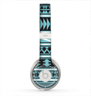 The Vector Blue & Black Aztec Pattern V2 Skin for the Beats by Dre Solo 2 Headphones
