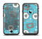 The Vector Blue & Gray Coffee Hearts Pattern Apple iPhone 6/6s Plus LifeProof Fre Case Skin Set