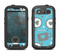 The Vector Blue & Gray Coffee Hearts Pattern Samsung Galaxy S3 LifeProof Fre Case Skin Set