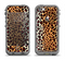 The Vector Brown Leopard Print Apple iPhone 5c LifeProof Fre Case Skin Set