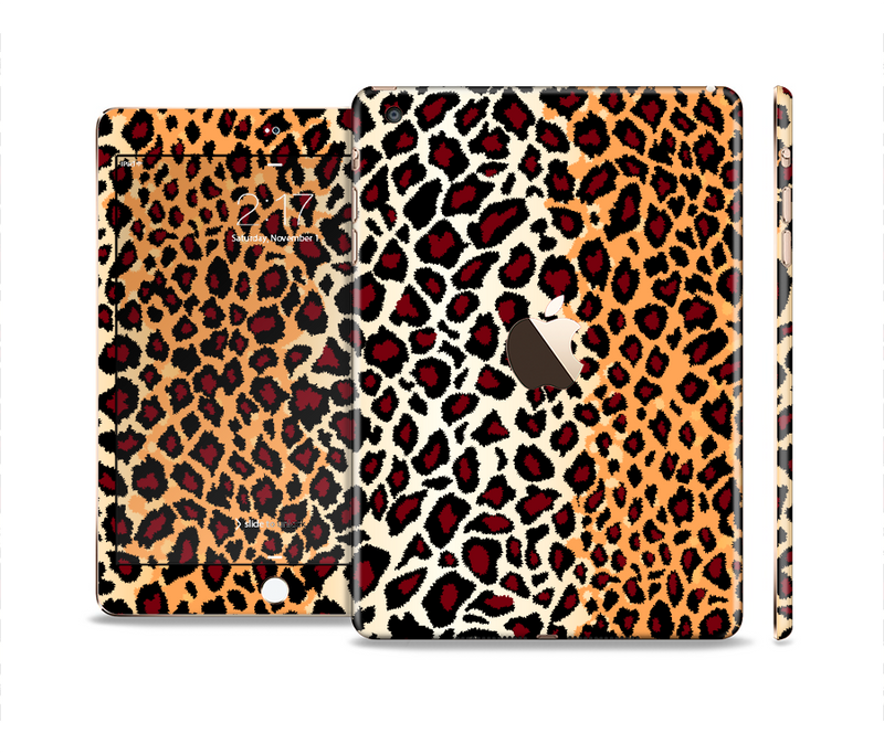The Vector Brown Leopard Print Full Body Skin Set for the Apple iPad Mini 3