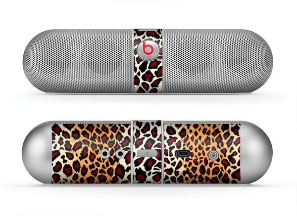 The Vector Brown Leopard Print Skin for the Beats by Dre Pill Bluetooth Speaker