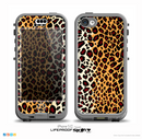 The Vector Brown Leopard Print Skin for the iPhone 5c nüüd LifeProof Case