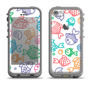 The Vector Color-FIsh Apple iPhone 5c LifeProof Fre Case Skin Set