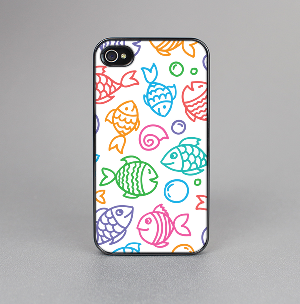 The Vector Color-FIsh Skin-Sert for the Apple iPhone 4-4s Skin-Sert Case