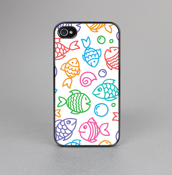 The Vector Color-FIsh Skin-Sert for the Apple iPhone 4-4s Skin-Sert Case