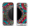 The Vector Colored Aztec Pattern WIth Black Connect Point Apple iPhone 5-5s LifeProof Fre Case Skin Set
