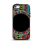 The Vector Colored Aztec Pattern WIth Black Connect Point Apple iPhone 5-5s Otterbox Symmetry Case Skin Set