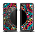 The Vector Colored Aztec Pattern WIth Black Connect Point Apple iPhone 6/6s Plus LifeProof Fre Case Skin Set
