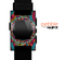 The Vector Colored Aztec Pattern WIth Black Connect Point Skin for the Pebble SmartWatch