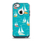 The Vector Colored Sailboats  Skin for the iPhone 5c OtterBox Commuter Case