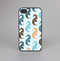 The Vector Colored Seahorses V1 Skin-Sert for the Apple iPhone 4-4s Skin-Sert Case