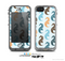 The Vector Colored Seahorses V1 Skin for the Apple iPhone 5c LifeProof Case