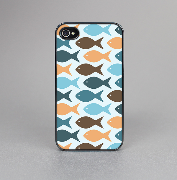 The Vector Fishies V1 Skin-Sert for the Apple iPhone 4-4s Skin-Sert Case