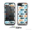 The Vector Fishies V1 Skin for the Apple iPhone 5c LifeProof Case
