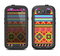 The Vector Gold & Purple Aztec Pattern V32 Samsung Galaxy S3 LifeProof Fre Case Skin Set