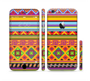 The Vector Gold & Purple Aztec Pattern V32 Sectioned Skin Series for the Apple iPhone 6s Plus
