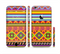 The Vector Gold & Purple Aztec Pattern V32 Sectioned Skin Series for the Apple iPhone 6 Plus