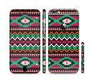 The Vector Green & Pink Aztec Pattern Sectioned Skin Series for the Apple iPhone 6s Plus