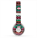The Vector Green & Pink Aztec Pattern Skin for the Beats by Dre Solo 2 Headphones